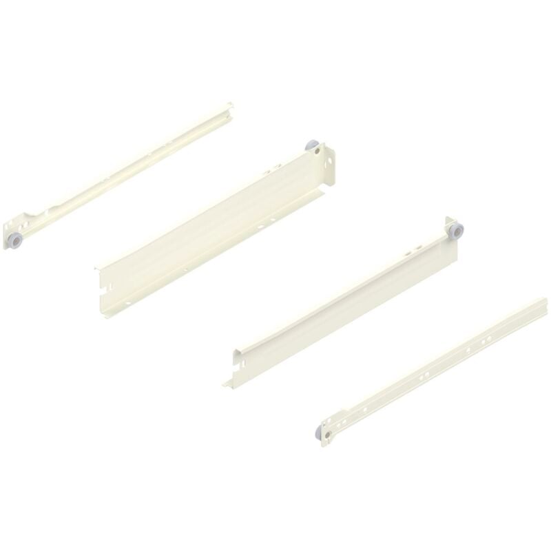 Metabox n Zarge 320 Schraubversion, Teilauszug, nl 350, cremeweiß - Blum