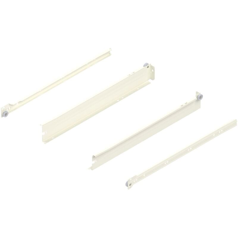 Metabox n Zarge 320 Schraubversion, Teilauszug, nl 450, cremeweiß - Blum