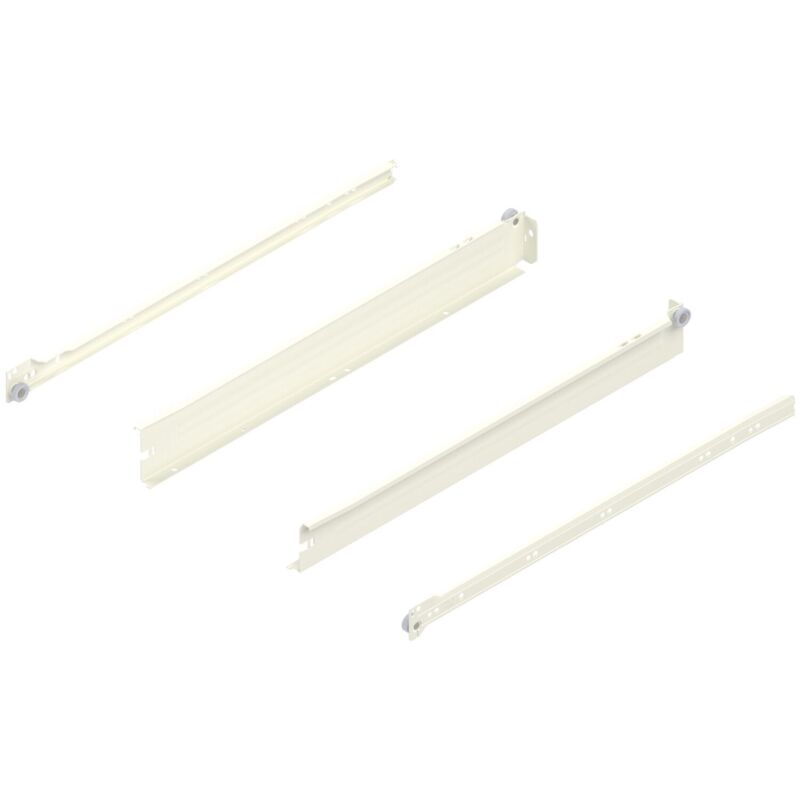 Metabox n Zarge 320 Schraubversion, Teilauszug, nl 500, cremeweiß - Blum