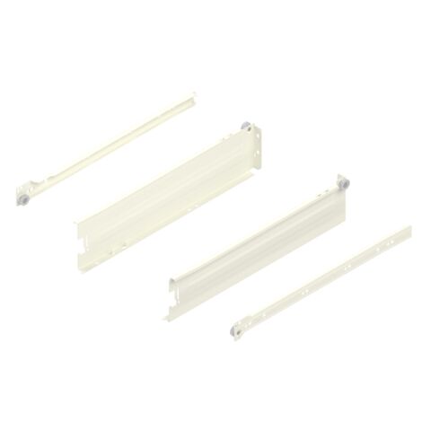 Blum Metabox Teilauszug 400mm C15 Zargenhöhe 86mm,  RAL9001 Steckversion