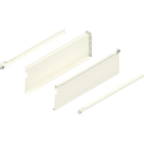 Blum Metabox Teilauszug 450mm Zargenhöhe 150mm,                                                                                         RAL9001 Schraubversion