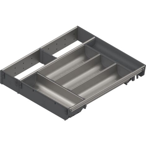Blum Orga-Line Besteckeinsatz Facheinteilung Set ZSI.XXXKI4, NL 450mm, grau