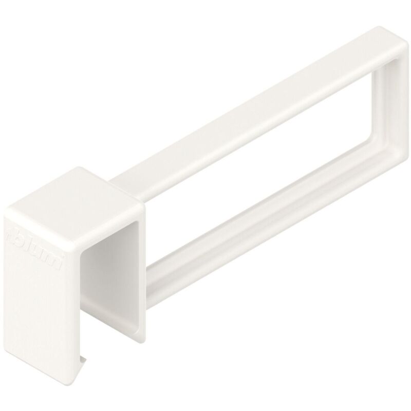 Blum Orga-Line Tandembox Antaro Reling Aufnahme mit Längsteiler, seidenweiß