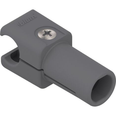 Blum Querrelinghalter einfach RAL 7037 staubgrau für TBX plus