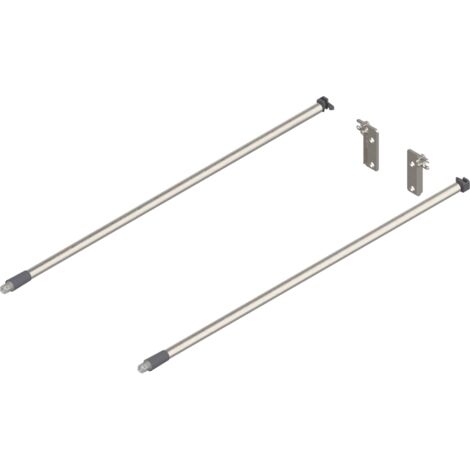 Blum Reling-Set Inserta für Tandem und Movento Nennlänge 480mm eloxiert nickel