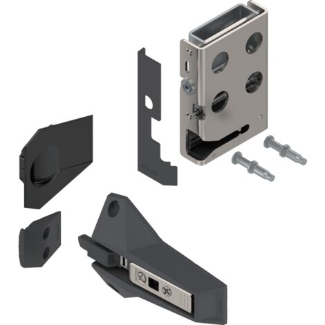 Blum REVEGO duo Laufträgerbefestigung-Set rechts, schwarz