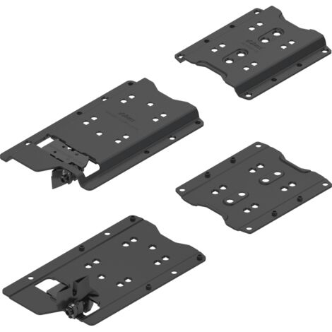 Blum REVEGO uno Pocketverbinder-Set Anw. o. Sockel f. Seitend. 15-19mm LI,  schw.