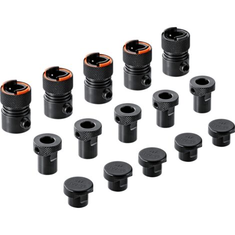 Blum Schnellspannfutter-Set (5 Stück) für Umrüstung der Minipress (1 re + 4 li)