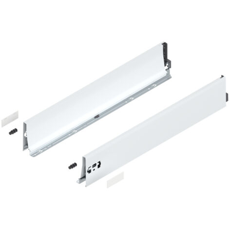 Blum TANDEMBOX Zarge, Höhe K 115 mm, NL 650 mm, links/rechts, für TANDEMBOX antaro, seidenweiss