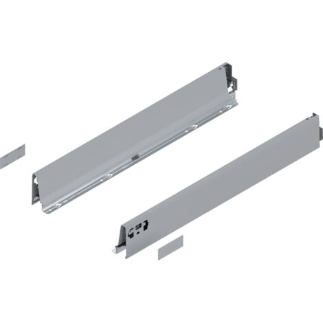 Blum TANDEMBOX Zarge, Höhe M (83 mm), NL=600 mm, links/rechts, für TANDEMBOX intivo/antaro, R9006 weissalumin.