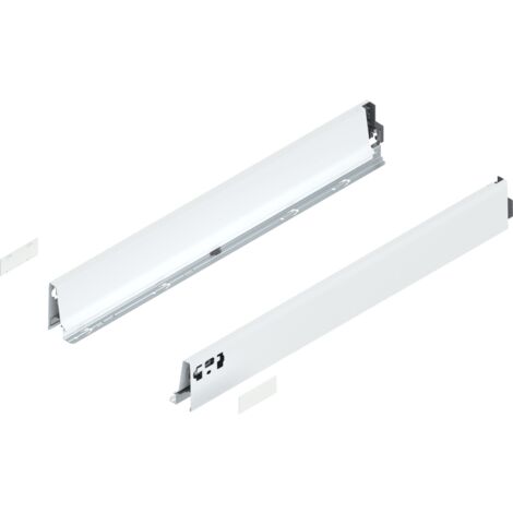 Blum Tandembox Zarge,                                               Höhe M (83 mm),                                               NL=650 mm,                                               links/rechts