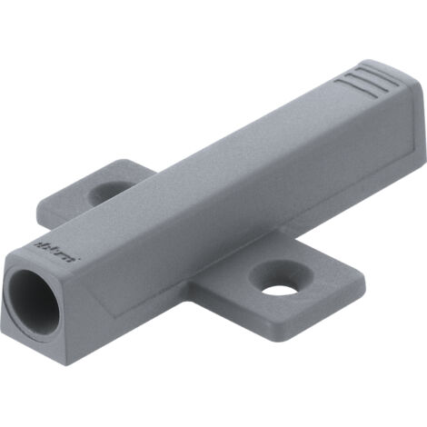 BLUM TIP-ON Kreuz-Adapterplatte 956A1501, Langversion, platingrau