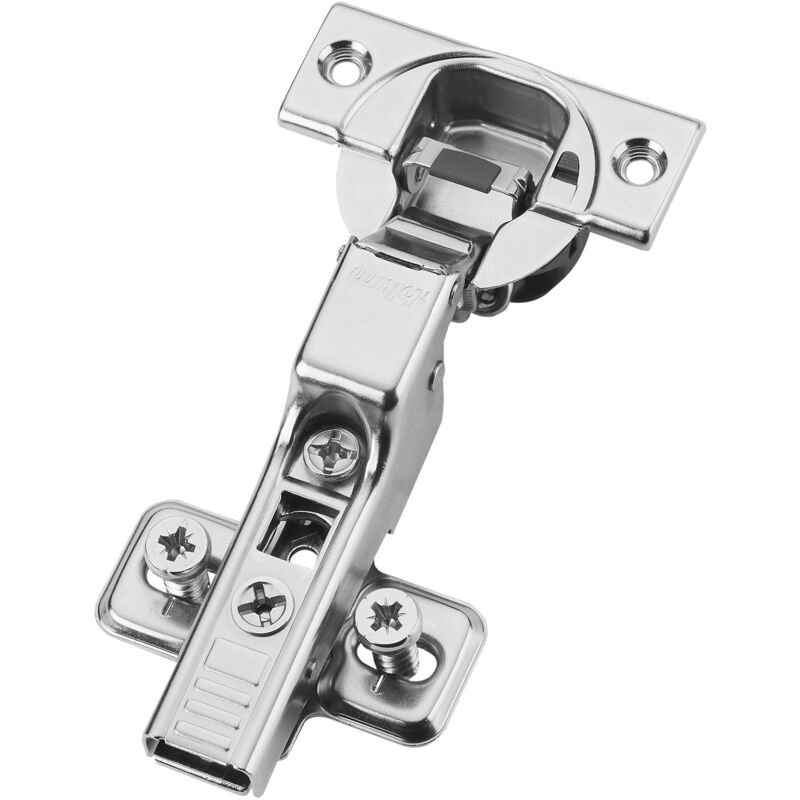 Blum - Topfband 110° Mit Schließautomatik Inkl. Montageplatte 173l8100 Und Systemschrauben, Mittelanschlag 71b3650, Set