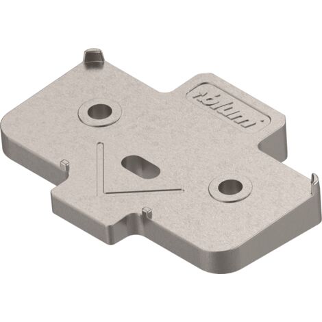 Blum Winkelkeil für Scharniere H 3 mm kreuzform, +5° Schraubversion vernickelt