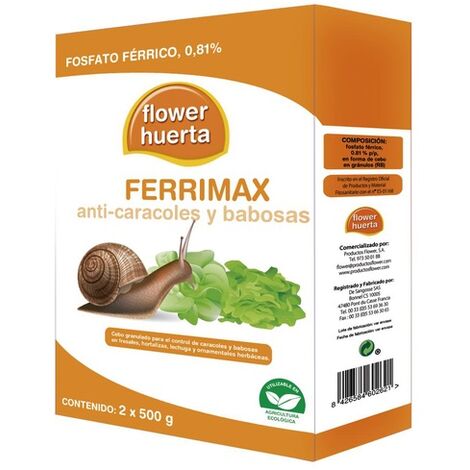 Blume Huerta Ferrimax Anti -Schnecken und Schnecken 1 kg (2x500)