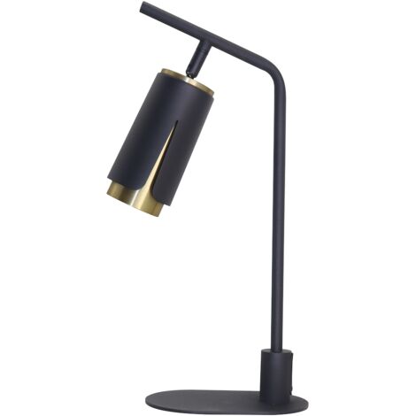 BLUME SCHWARZ GOLD STUDIENLAMPE 1xGU10