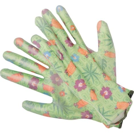 Blumen-Gartenhandschuhe - Grün 74134 FLO