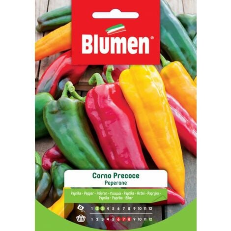 Blumen. Semi di Peperone a Corno Precoce
