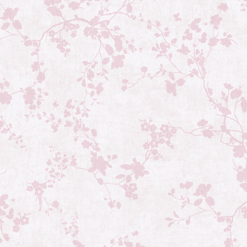 Blumen Tapete Profhome 770791 Vliestapete Glatt Kindertapete Matt Rosa Creme-weiß Hell-rosa 5, 33 M2