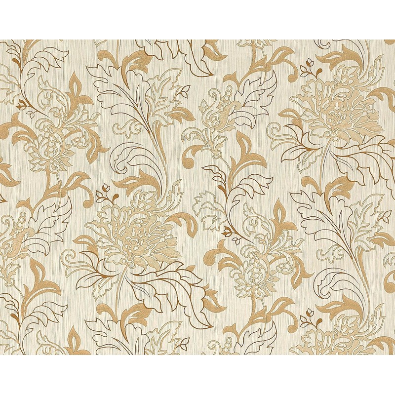 Blumen Tapete Vliestapete Edem 604 93 Landhaus Xxl Stilvolles Florales Muster Mit Blattern Beige Braun 10 65 Qm Versailles 604 93