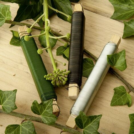 Blumendraht 100g geglüht 40m Draht Wickeldraht Bindedraht Basteldraht Dekoration