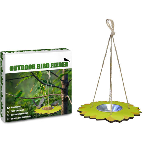 Blumenförmiges Vogelfutterhaus - Automatisches Gartenfutterhaus