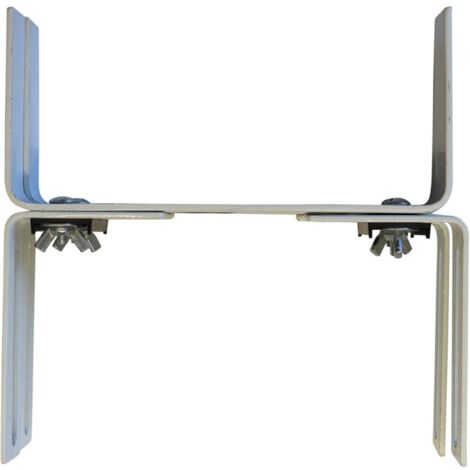 Blumenkastenhalter H-Form weiß