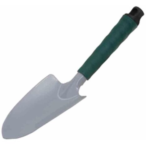 Blumenkelle Griff grün, Wechselstiel Hammerschlag-anthrazit