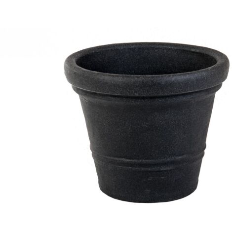 Blumenkübel anthrazit Blumentopf Pflanzkübel Pflanztopf Pflanzgefäß Übertopf TOP - ohne Ornament