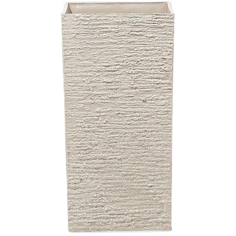 Beliani Blumenkübel Gaza 30 Cm Beige