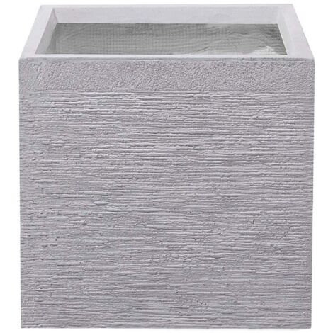 Blumenkübel PAROS 40 cm Grau