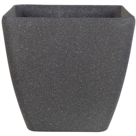 Blumenkübel ZELI 42 cm Dunkelgrau