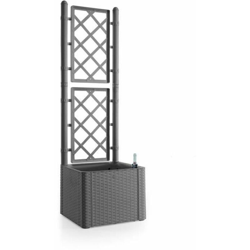 Blumentopf Stefanplast Deluxe 43 X 43 X 142 Cm Grau