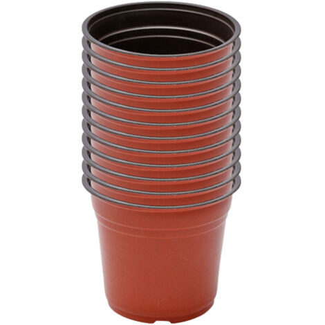 Blumentopf mit Abflussloch – Mehrfarbige PP-Dekovase – 12er-Set (9,7 cm, 11,7 cm, 14,7 cm, 16,5 cm) – Für Sukkulenten, Kakteen und Kräuter – Ideal für Büro oder Fensterbank