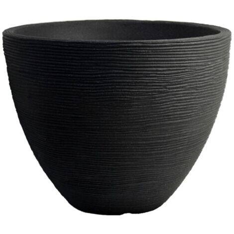 Blumentopf "Rillen" Pflanzgefäß Übertopf ø40cm x H31cm aus Kunststoff