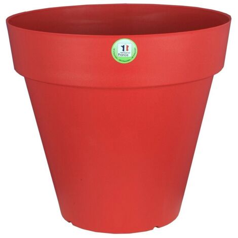 Blumentopf Riviera 414056 Ø 39,2 x 35,8 cm Rot