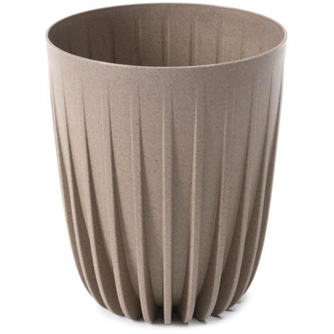 Blumentopf Stripped ECO Kaffee Latte 39xh46