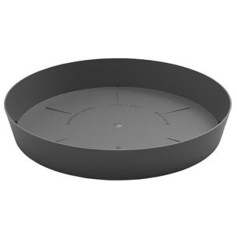 Blumentopfplatte Plastiken Tes Anthrazit Ø 20 cm