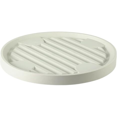 Blumentopfwagen mit Rollen, beige, Innendurchmesser 19,3 cm, für drinnen und draußen, 1 Stück