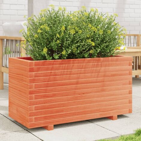 Blumentrog aus massivem Kiefernholz 90x40x49,5 cm