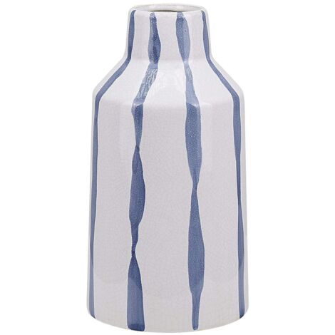 Blumenvase ASSUS Steinzeug 22 cm Weiß