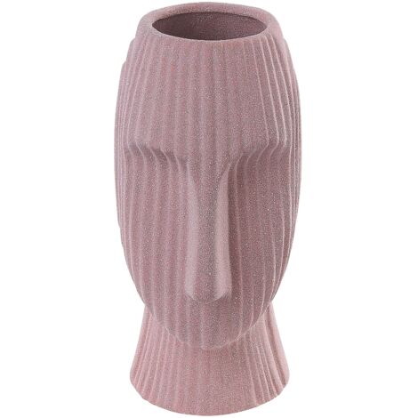 Blumenvase PALLINI Steinzeug 24 cm Pfirsichrosa