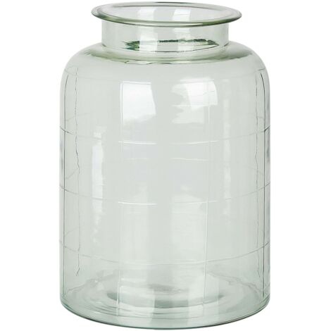 Blumenvase VINDALOO Glas 35 cm Hellgrün