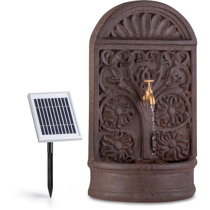 

Fuente solar Blumquell LED 5 m de cable panel solar de piedra fundida