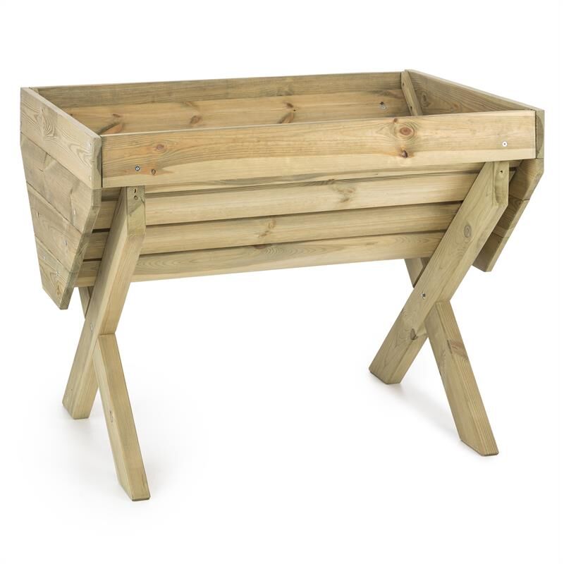 

Altiplano 100 Maceta elevada Superficie de cultivo de 100x76cm Incl. Fieltro Madera de pino