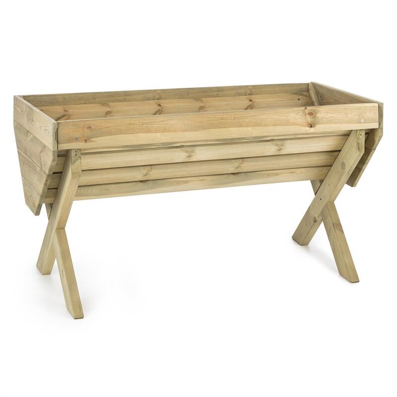 

Altiplano 150 Maceta elevada Superficie de cultivo de 150x76cm Incl. Fieltro Madera de pino