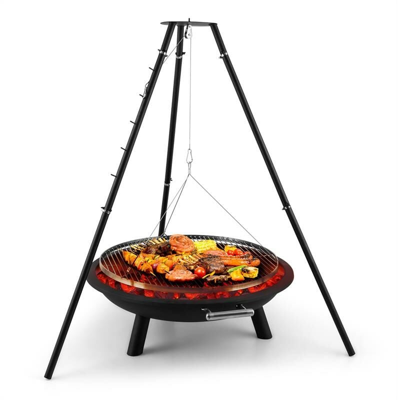 

Arco Trino Schwenker Brasero BBQ 3 patas Cable Acero inoxidable