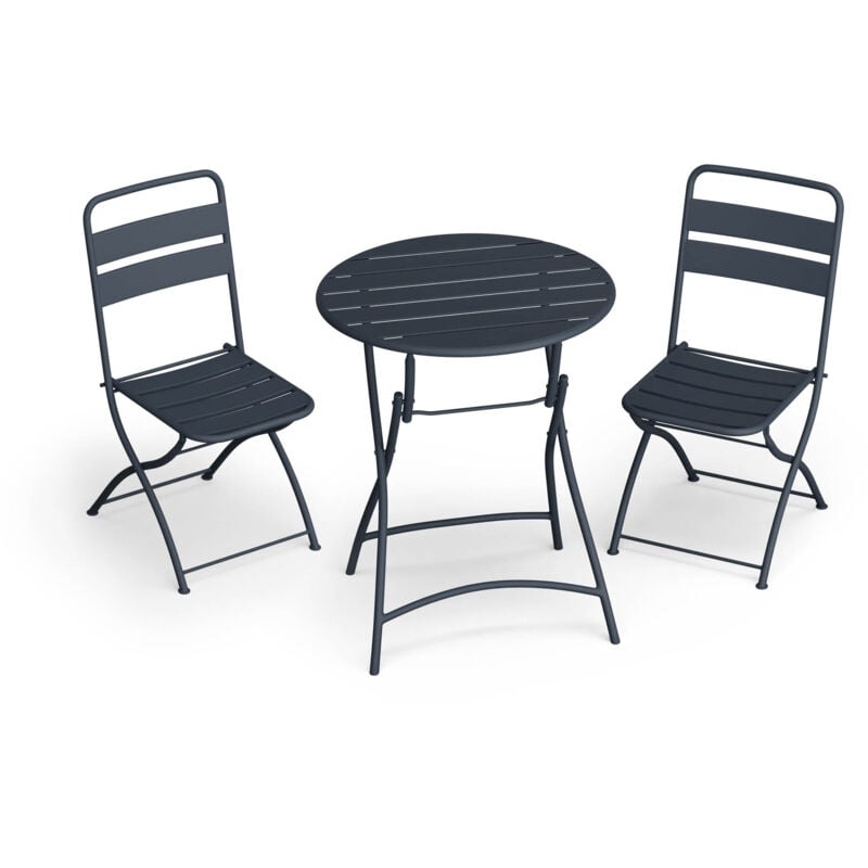 Balkonmöbel Set de meubles de jardin pour balcon & jardin - résistant aux intempéries, stable & durable grâce à un matériau résistant à la rouille et