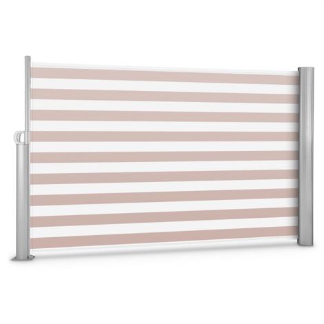 Blumfeldt Bari 318 Marquesina Toldo lateral 300x180cm Aluminio Blanco crema