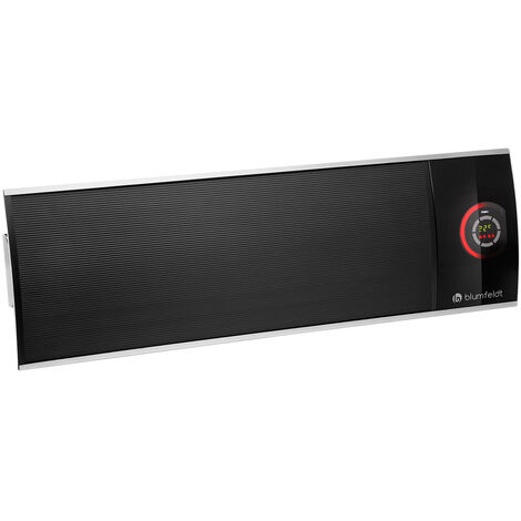 Blumfeldt Calefactor radiante de infrarrojos Cosmic Beam Ultra, 2200W, IPX44, mando a distancia
